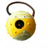 Rückruf-/Motivationsball D. 60 mm aus Gummi mit Griff Bügel Seil für Hundesport - 748 - ABC Sport Klin