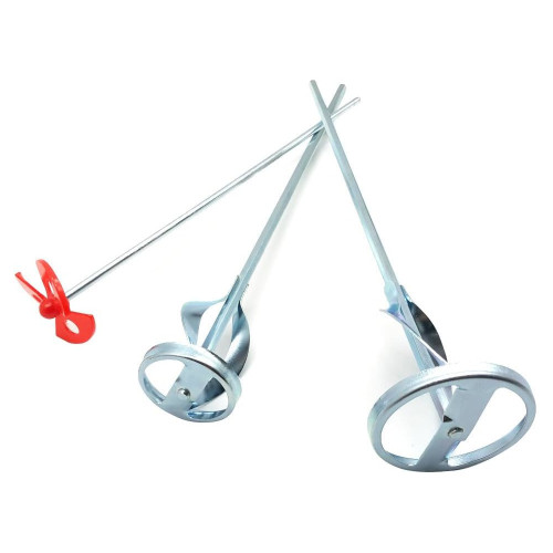 3 Varillas mezcladoras de acero cincado para pinturas, colas y yesos - 664830 - Beast