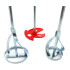 3 Varillas mezcladoras de acero cincado para pinturas, colas y yesos - 664830 - Beast