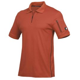 Polo de Travail Gault - Taille XL - Terracotta - Résistant et Confortable - NINE WORTHS