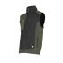 Gilet de Travail Sans Manches Fabio - Taille S - Noir/Kaki - Résistant et Confortable - NINE WORTHS