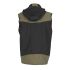 Gilet de Travail Sans Manches Fabio - Taille L - Noir/Kaki - Résistant et Confortable - NINE WORTHS