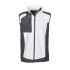 Gilet de Travail Sans Manches Fabio – Taille XL – Blanc/Gris – Confort et Praticité - NINE WORTHS