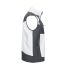 Gilet de Travail Sans Manches Fabio – Taille 3XL – Blanc/Gris – Confort et Praticité - NINE WORTHS