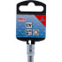 Douille pour Clé Gear Lock 6,3 mm (1/4 ) - 6 mm - Précision et Fiabilité - BGS