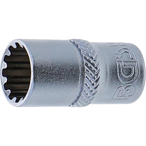 Douille pour Clé Gear Lock 6,3 mm (1/4 ) - 9 mm - Acier Résistant - Précision et Fiabilité - BGS