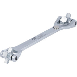 Clé Vidange Spéciale 8-en-1 - Multifonction, Compacte et Robuste - BGS