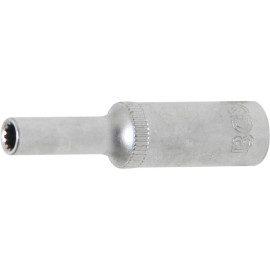 Douille pour Clé Gear Lock Longue 6,3 mm (1/4) - 4 mm - Précision et Durabilité, Acier, Zones Difficiles - D-Work