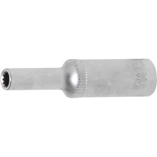 Douille pour Clé Gear Lock Longue 6,3 mm (1/4) - 4 mm - Précision et Durabilité, Acier, Zones Difficiles - D-Work