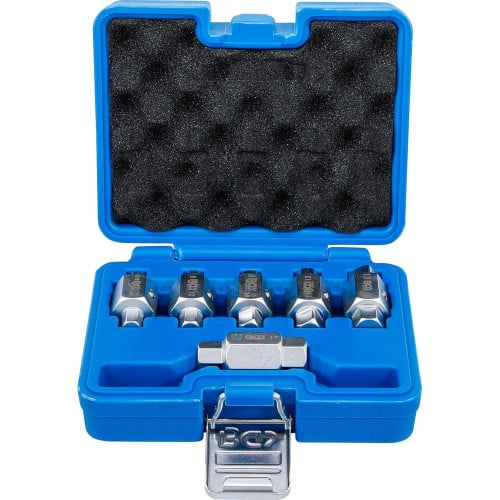 Jeu de Clés Vidange Huile 6 pcs - Pratique et Résistant pour Entretien Mécanique, Acier - D-Work