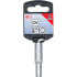 Douille pour Clé Gear Lock Longue 6,3 mm (1/4) - 6 mm - Précision et Durabilité, Acier, Zones Difficiles - D-Work