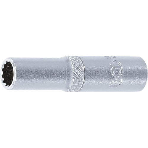 Douille pour Clé Gear Lock Longue 6,3 mm (1/4 ) - 7 mm - Précision et Durabilité - BGS