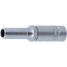 Douille pour Clé Gear Lock Longue 6,3 mm (1/4) - 5 mm - Précision et Durabilité, Acier, Zones Difficiles - D-Work