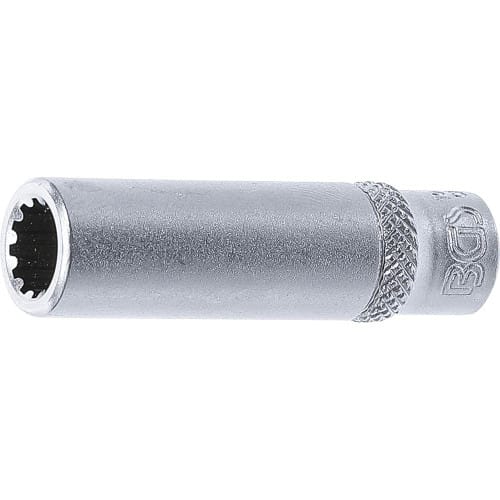 Douille pour Clé Gear Lock Longue 6,3 mm (1/4 ) - 8 mm - Précision et Durabilité - BGS