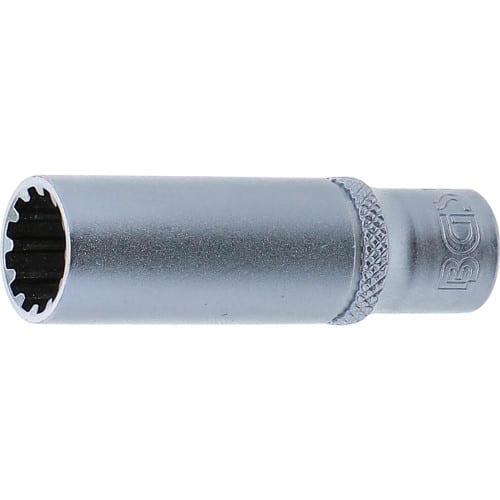 Douille pour Clé Gear Lock Longue 6,3 mm (1/4 ) - 10 mm - Précision et Durabilité - BGS