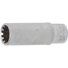 Douille pour Clé Gear Lock Longue 6,3 mm (1/4) - 11 mm - Précision et Durabilité, Acier, Zones Difficiles - D-Work