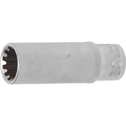Douille pour Clé Gear Lock Longue 6,3 mm (1/4) - 11 mm - Précision et Durabilité, Acier, Zones Difficiles - D-Work