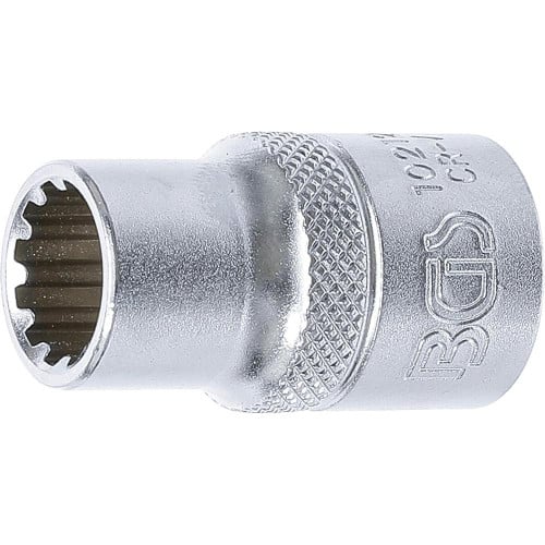 Douille pour Clé Gear Lock 12,5 mm (1/2 ) - 12 mm - Acier Résistant - Précision et Durabilité - BGS