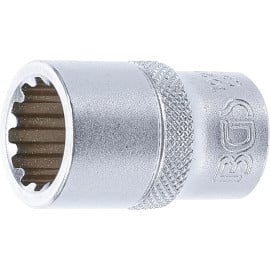 Douille pour Clé Gear Lock 12,5 mm (1/2) - 15 mm - Acier Résistant - Précision et Durabilité - D-Work
