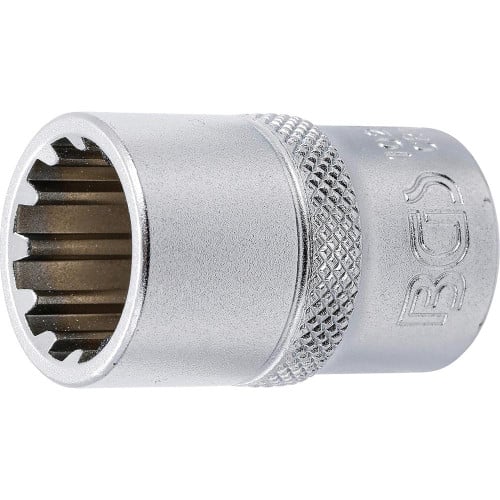 Douille pour Clé Gear Lock 12,5 mm (1/2 ) - 16 mm - Acier Résistant - Précision et Durabilité - BGS