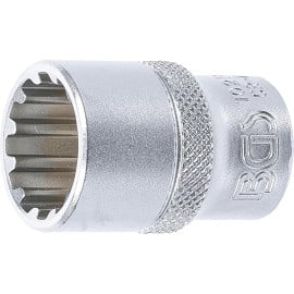 Douille pour Clé Gear Lock 12,5 mm (1/2) - 18 mm - Acier Résistant - Usage Professionnel, Cliquet 1/2 - D-Work