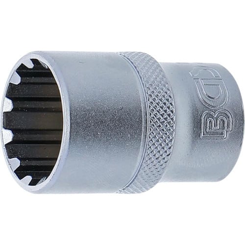 Douille pour Clé Gear Lock 12,5 mm (1/2 ) - 19 mm - Acier Résistant - Prise Sûre et Durable - BGS