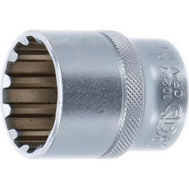 Douille pour Clé Gear Lock 12,5 mm (1/2) - 27 mm - Acier Résistant - Prise Sécurisée et Durable - D-Work