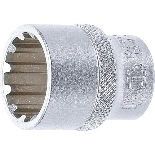 Douille pour Clé Gear Lock 12,5 mm (1/2 ) - 22 mm - Acier Résistant - Prise Sûre et Durable - BGS
