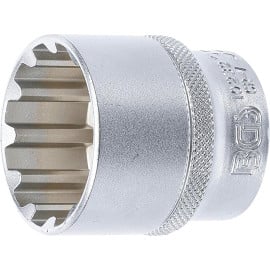 Douille pour Clé Gear Lock 12,5 mm (1/2) - 32 mm - Acier Résistant - Prise Sécurisée et Durable - D-Work