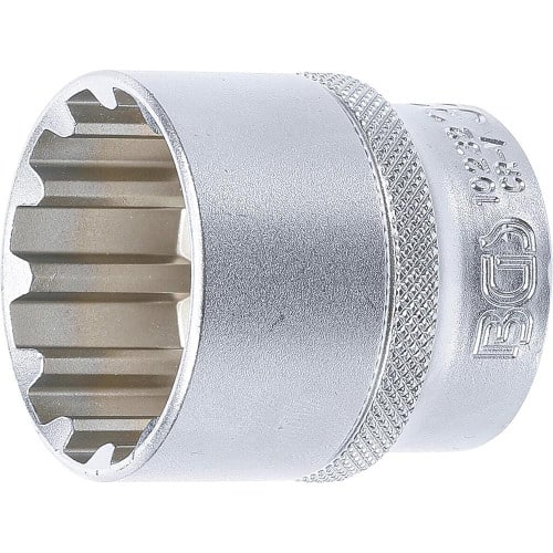 Douille pour Clé Gear Lock 12,5 mm (1/2 ) - 32 mm - Acier Résistant - Prise Sécurisée et Durable - BGS