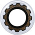 Douille pour Clé Gear Lock Longue 12,5 mm (1/2) - 15 mm - Précision et Durabilité, Acier, Pro - D-Work