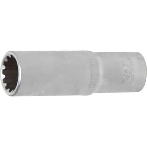 Douille Gear Lock Longue 12,5 mm (1/2 ) - 16 mm - Acier Résistant - Précision et Durabilité - BGS