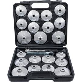 Jeu de Douilles pour Filtres à Huile 1/2 - Fonte d Aluminium - 23 pcs - Précision et Durabilité - D-Work