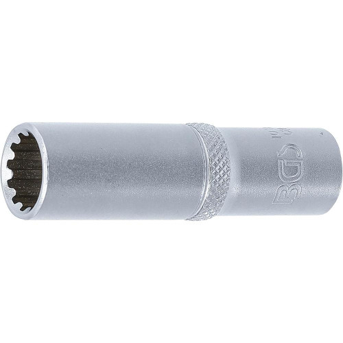 Douille pour Clé Gear Lock Longue 10 mm (3/8) - 12 mm - Précision et Durabilité, Acier, Zones Difficiles - D-Work