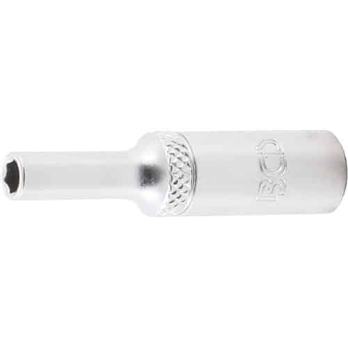 Douille pour Clé Six Pans Longue 6,3 mm (1/4 ) - 4 mm - Précision et Durabilité - BGS