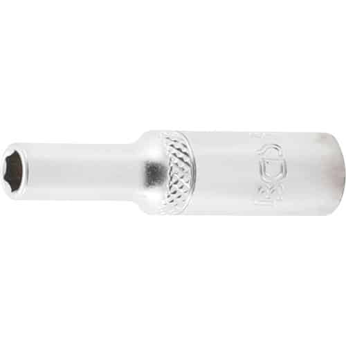 Douille pour Clé Six Pans Longue 6,3 mm (1/4 ) - Acier Résistant - Précision et Durabilité - BGS