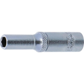 Douille pour Clé Six Pans Longue 6,3 mm (1/4 ) - 5,5 mm - Précision et Durabilité - BGS