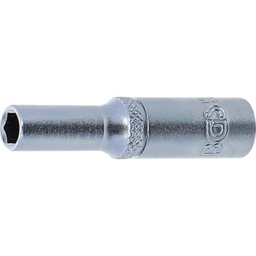 Douille pour Clé Six Pans Longue 6,3 mm (1/4 ) - 5,5 mm - Précision et Durabilité - BGS