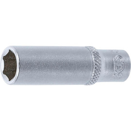Douille pour Clé Six Pans Longue 6,3 mm (1/4 ) - 10 mm - Acier Résistant - Précision et Durabilité - BGS