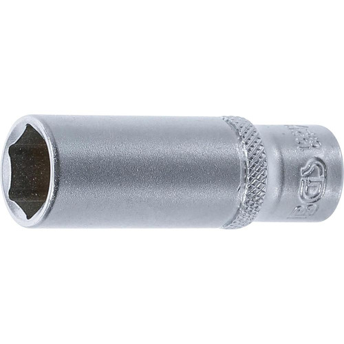 Douille pour Clé Six Pans Longue 6,3 mm (1/4 ) - 12 mm - Précision et Durabilité - BGS