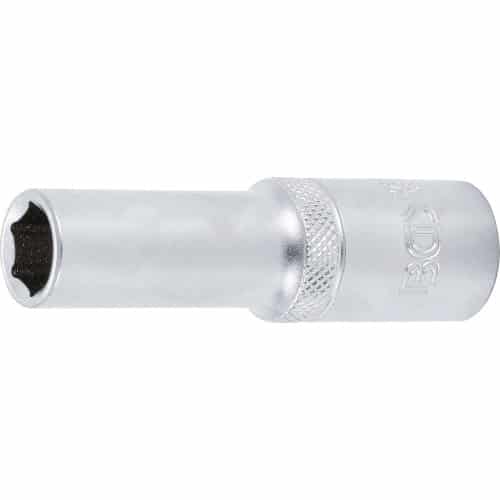 Douille pour Clé Six Pans Longue 12,5 mm (1/2) - 12 mm - Précision et Durabilité, Chrome-Vanadium - D-Work