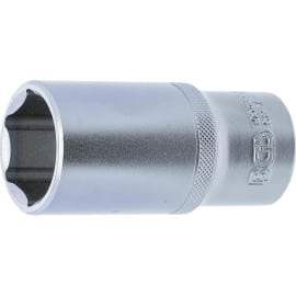 Douille pour Clé Six Pans Longue 12,5 mm (1/2 ) - 28 mm - Acier Résistant - Précision et Durabilité - BGS