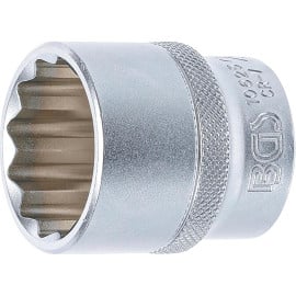 Douille pour Clé Douze Pans 12,5 mm (1/2) - 28 mm - Acier Résistant - Précision et Durabilité - D-Work