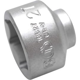 Douille pour Clé Six Pans 10 mm (3/8) - 27 mm L. - Acier Résistant - Précision et Durabilité, Zones Difficiles - D-Work