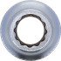 Douille pour Clé Douze Pans 12,5 mm (1/2 ) - 10 mm - Acier Résistant - Précision et Durabilité - BGS