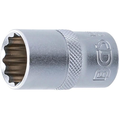 Douille pour Clé Douze Pans 12,5 mm (1/2 ) - 16 mm - Acier Résistant - Usage Professionnel - BGS