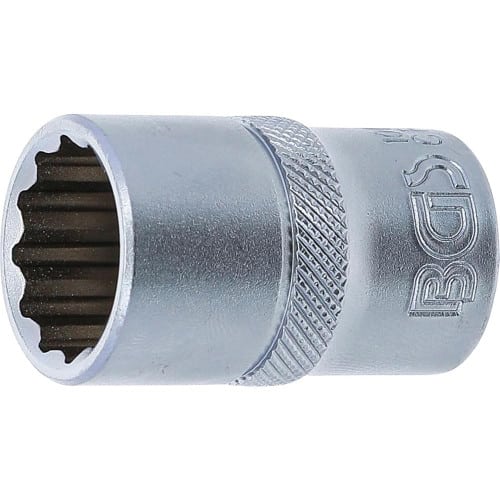 Douille pour Clé Douze Pans 12,5 mm (1/2) - 17 mm - Acier Résistant - Prise Fiable et Durable - D-Work