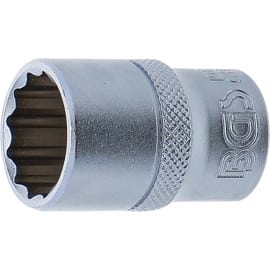 Douille pour Clé Douze Pans 12,5 mm (1/2) - 18 mm - Acier Résistant - Usage Professionnel - D-Work