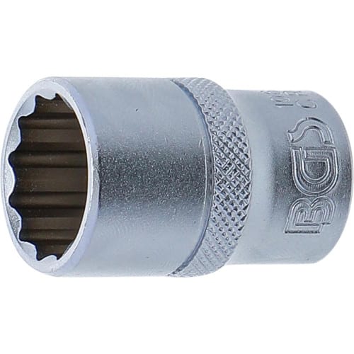 Douille pour Clé Douze Pans 12,5 mm (1/2) - 18 mm - Acier Résistant - Usage Professionnel - D-Work