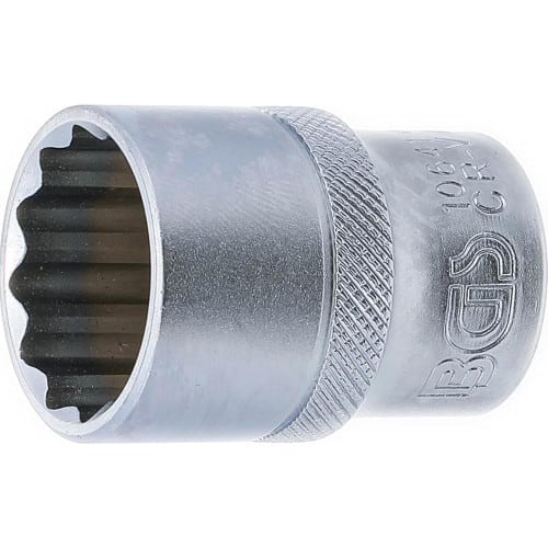 Douille pour Clé Douze Pans 12,5 mm (1/2) - 21 mm - Acier Résistant - Précision et Durabilité - D-Work